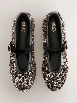 Next Forever Comfort® Embellished Sequin Mary Jane Shoes Bronze Sale