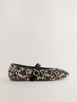 Next Forever Comfort® Embellished Sequin Mary Jane Shoes Bronze Sale