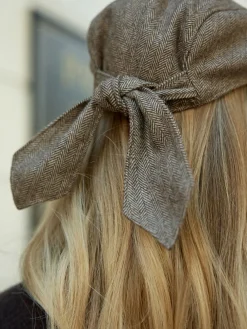 Next Brown Bow Back Flat Cap Best