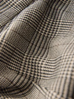 Next Ponte Leggings Brown Check