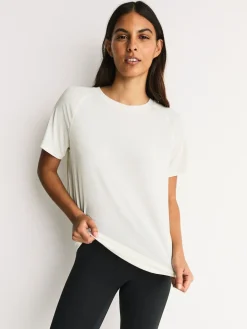 Next Brown/Cream Active Crew Neck Short Sleeve T-Shirts 2 Pack