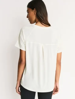 Next Brown/Cream Active Crew Neck Short Sleeve T-Shirts 2 Pack