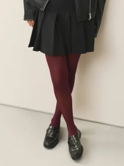 Next 40 Denier Tights 1 Pack Burgundy Red Outlet