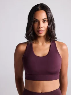 Next Burgundy Red Active Cross Back Sports Bra Online
