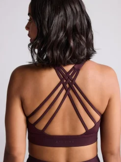 Next Burgundy Red Active Cross Back Sports Bra Online