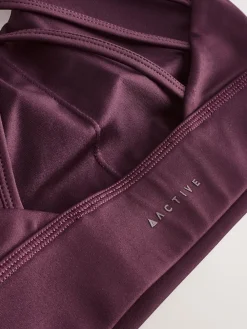 Next Burgundy Red Active Cross Back Sports Bra Online