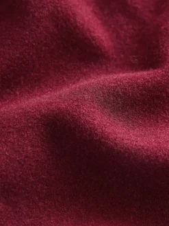 Next Brushed Collared Jacket Burgundy Red Online