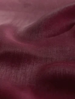 Next Kaftan Shimmer Maxi Dress Burgundy Red New