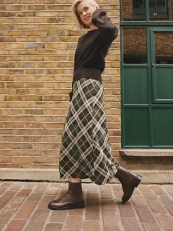 Next Forever Comfort® Lace-Up Ankle Boots Burgundy Red Leather Sale