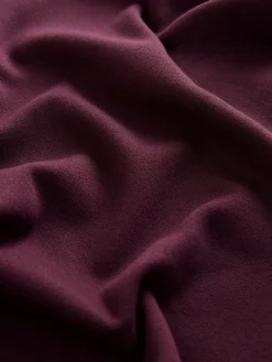 Next Burgundy Red Wide Leg Compact Trousers New