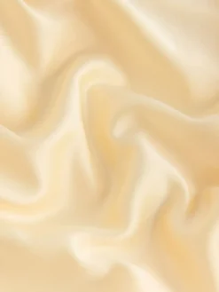 Next Buttermilk Yellow Satin Cowl Neck Wedding Guest Bridesmaid Maxi Dress Hot