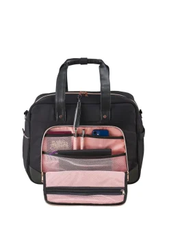 Cabin Max Vela 30L Ladies Tote Holdall Bag 45x36x20cm Black Best