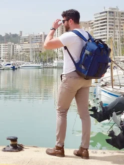 Cabin Max Blue Memphis 24 Litre 40cm Travel Backpack Hot