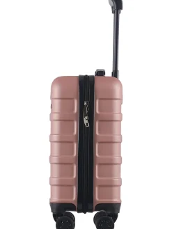 Cabin Max Rose Gold Anode 30L Underseat Hand Luggage Cabin Case for EasyJet 45x36x20cm Best