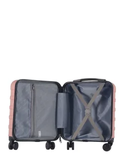 Cabin Max Rose Gold Anode 30L Underseat Hand Luggage Cabin Case for EasyJet 45x36x20cm Best
