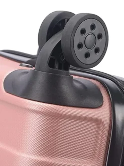 Cabin Max Rose Gold Anode 30L Underseat Hand Luggage Cabin Case for EasyJet 45x36x20cm Best