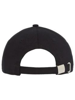 Calvin Klein Black Embroidered Monogram 100% Cotton Cap Clearance