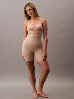 Calvin Klein Natural Secure Sculpt Mid Thigh Shorts Clearance