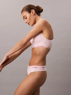 Calvin Klein Off White Thong Icon Cotton Modal