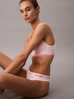 Calvin Klein Off White Thong Icon Cotton Modal