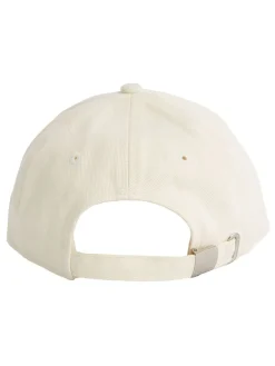 Calvin Klein White Twill Logo Cap New
