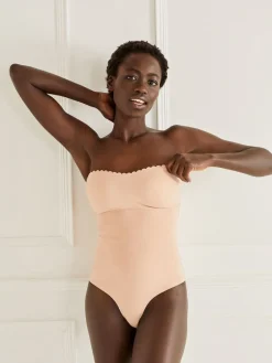 Next Firm Tummy Control Lace Wear Your Own Bra Slip Caramel Nude Discount