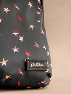 Cath Kidston Black Folding Star Ditsy Padded Tech Case Bag New