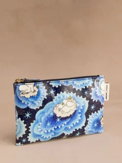 Cath Kidston Blue Clouds Moomins Zip Purse