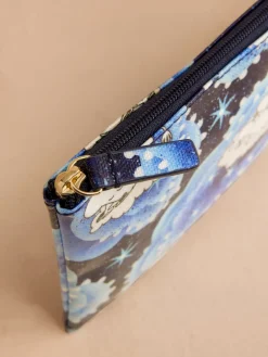 Cath Kidston Blue Clouds Moomins Zip Purse