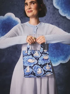 Cath Kidston Blue Clouds Small Moomins Book Bag Best