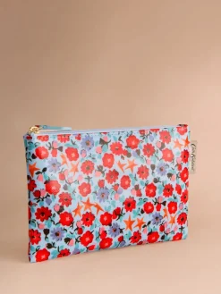Cath Kidston Blue Folding Star Ditsy Zip-Up Purse Discount