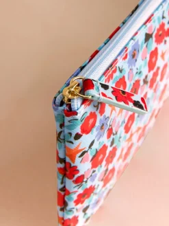 Cath Kidston Blue Folding Star Ditsy Zip-Up Purse Discount