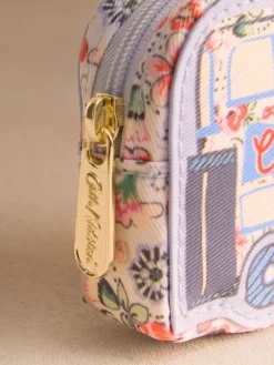 Cath Kidston Blue London Bus Clip On Purse New