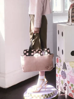 Cath Kidston Posey Spot Boxy Cord Tote Bag Best