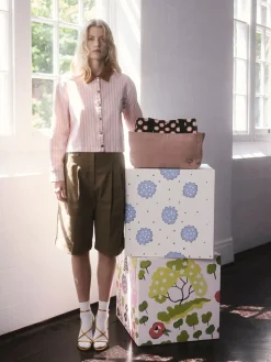 Cath Kidston Posey Spot Boxy Cord Tote Bag Best