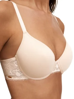 Chantelle Comfort Day to Night Underwired Memory Foam T-Shirt Bra Beige Online