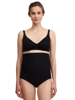 Chantelle Maternity Pure Smooth High Waisted Bump Knickers Black Hot