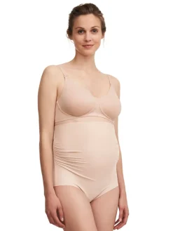 Chantelle Maternity Pure Smooth High Waisted Bump Knickers Nude Discount