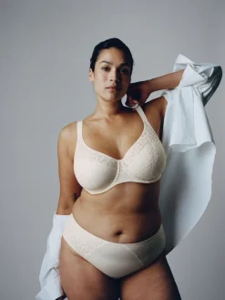 Chantelle Norah Soft Feel Underwired Bra Pearl Outlet