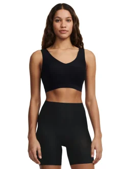 Chantelle Soft Stretch Seamless One Size High Waisted Mid Thigh Shorts Black Discount