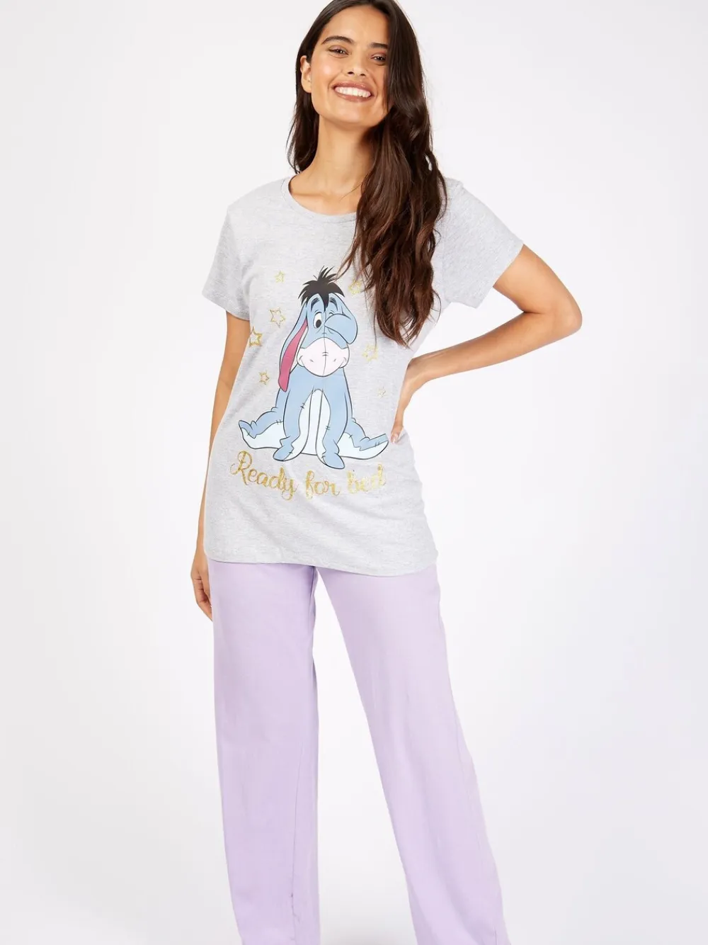 Character Pyjamas Eeyore Purple Hot
