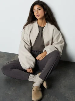 Next Jersey Joggers Charcoal Grey Marl Online