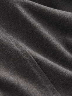 Next Wide Leg Jersey Joggers Charcoal Grey Sale