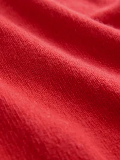 Next N.Premium 100% Lambswool Sailor Collar Jumper Cherry Red Best
