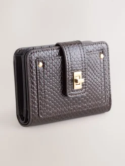 Next Buckle Midi Purse Chocolate Brown Online
