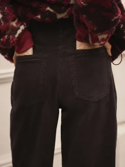 Next Cord Wide Leg Trousers Chocolate Brown Hot