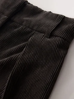 Next Cord Wide Leg Trousers Chocolate Brown Discount