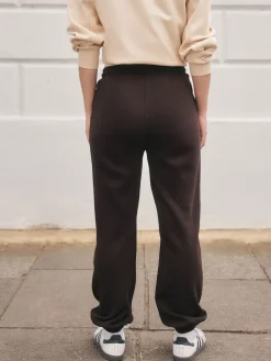 Next Essential Cuffed Jersey Joggers Chocolate Brown Outlet