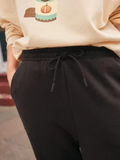 Next Essential Cuffed Jersey Joggers Chocolate Brown Outlet