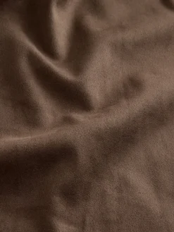 Next Chocolate Brown Faux Suede Midi Kilt Skirt New